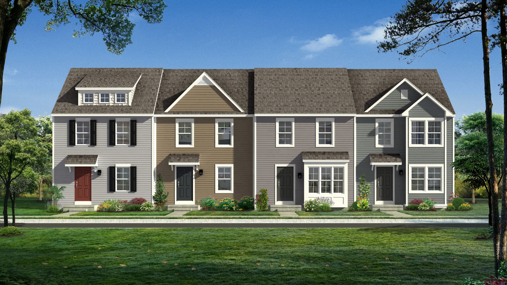 Homesite 71 Scrub Pine Court Whispering Pines Townhomes DRB Homes.