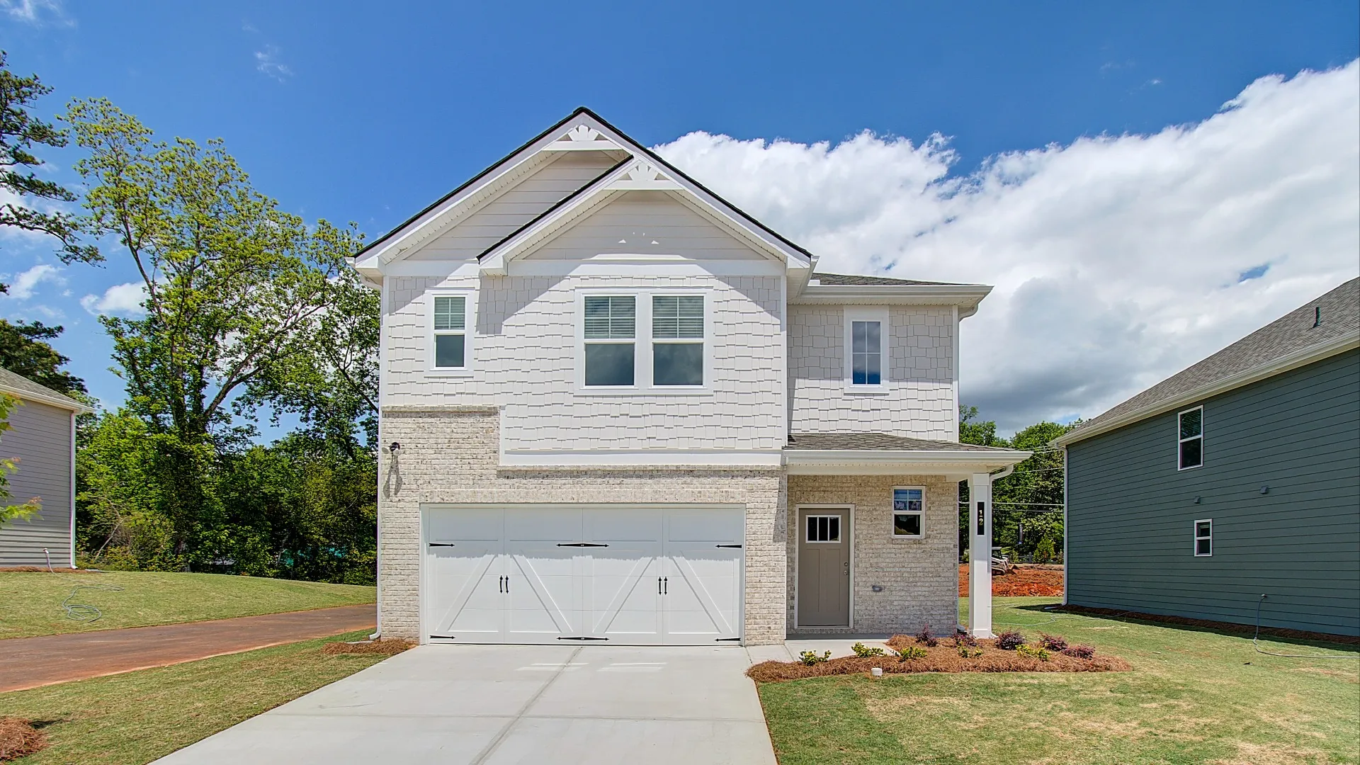 This home — photograph published by the builder