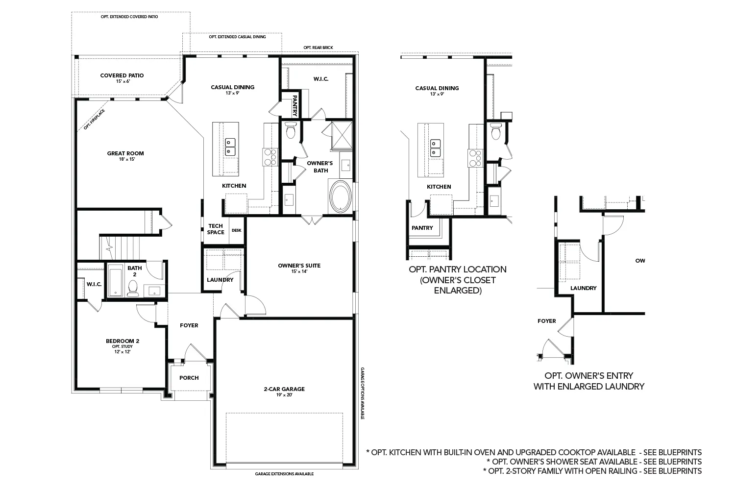 Hickory floor plan drawing