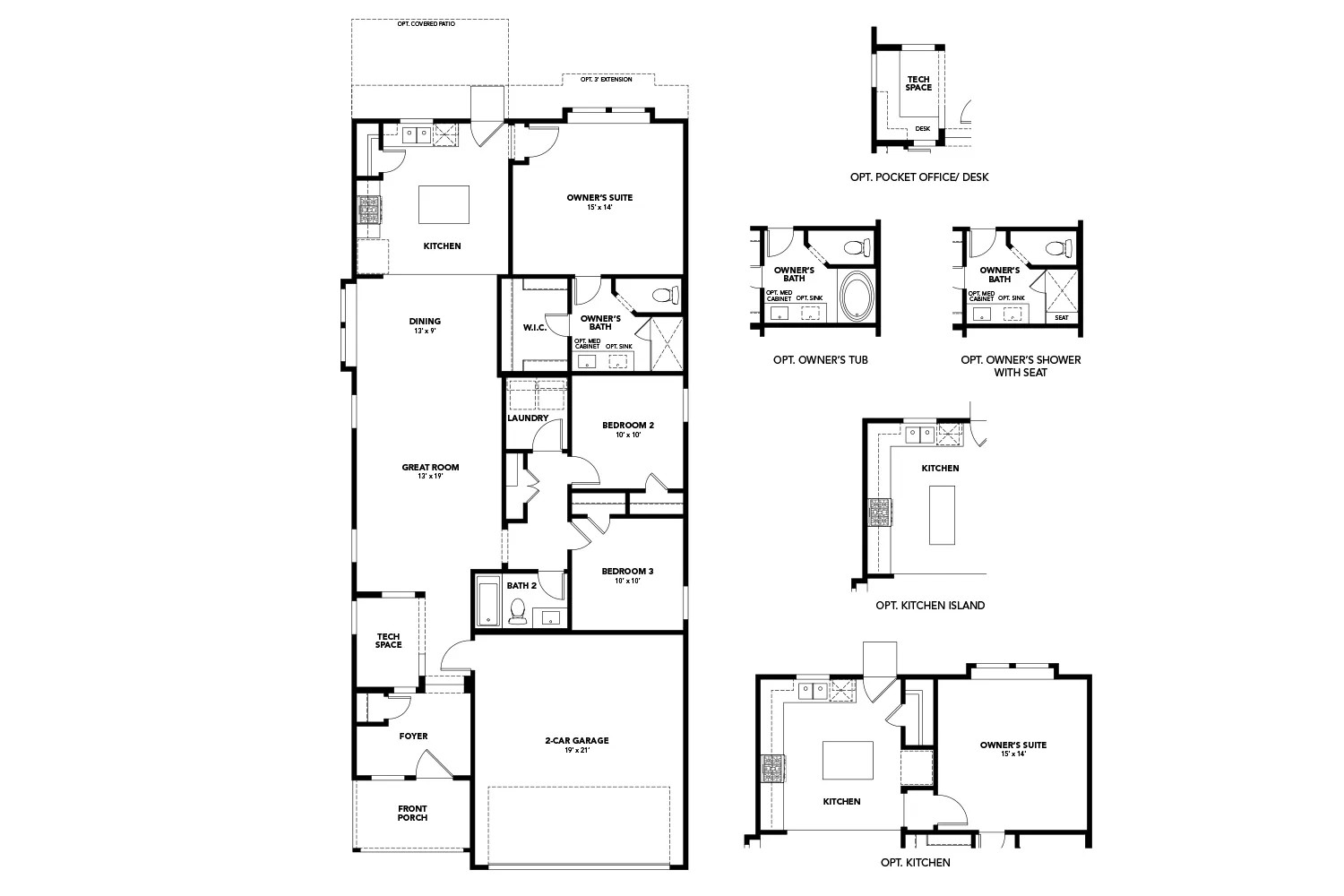 Horizon floor plan drawing