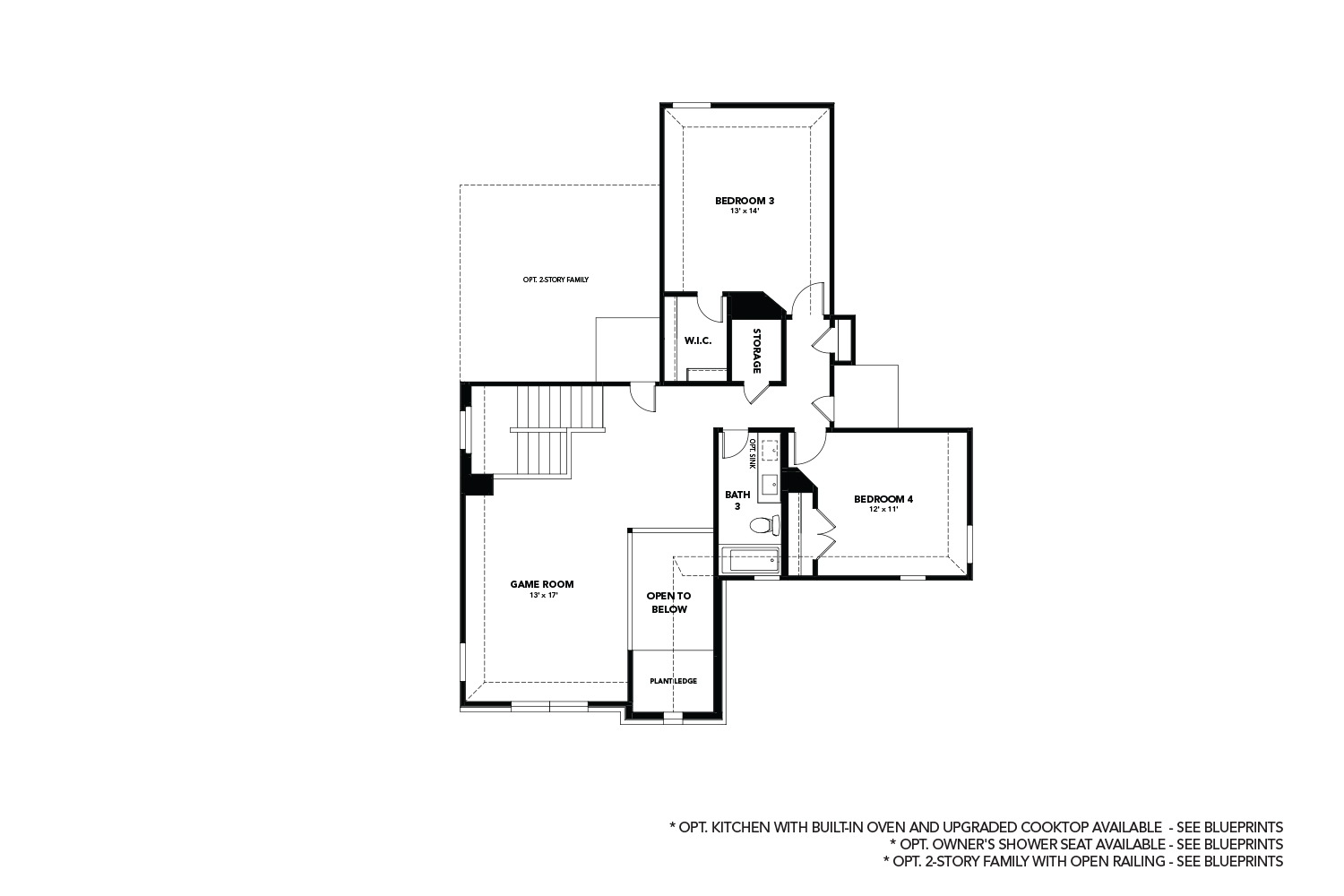 Hickory floor plan drawing