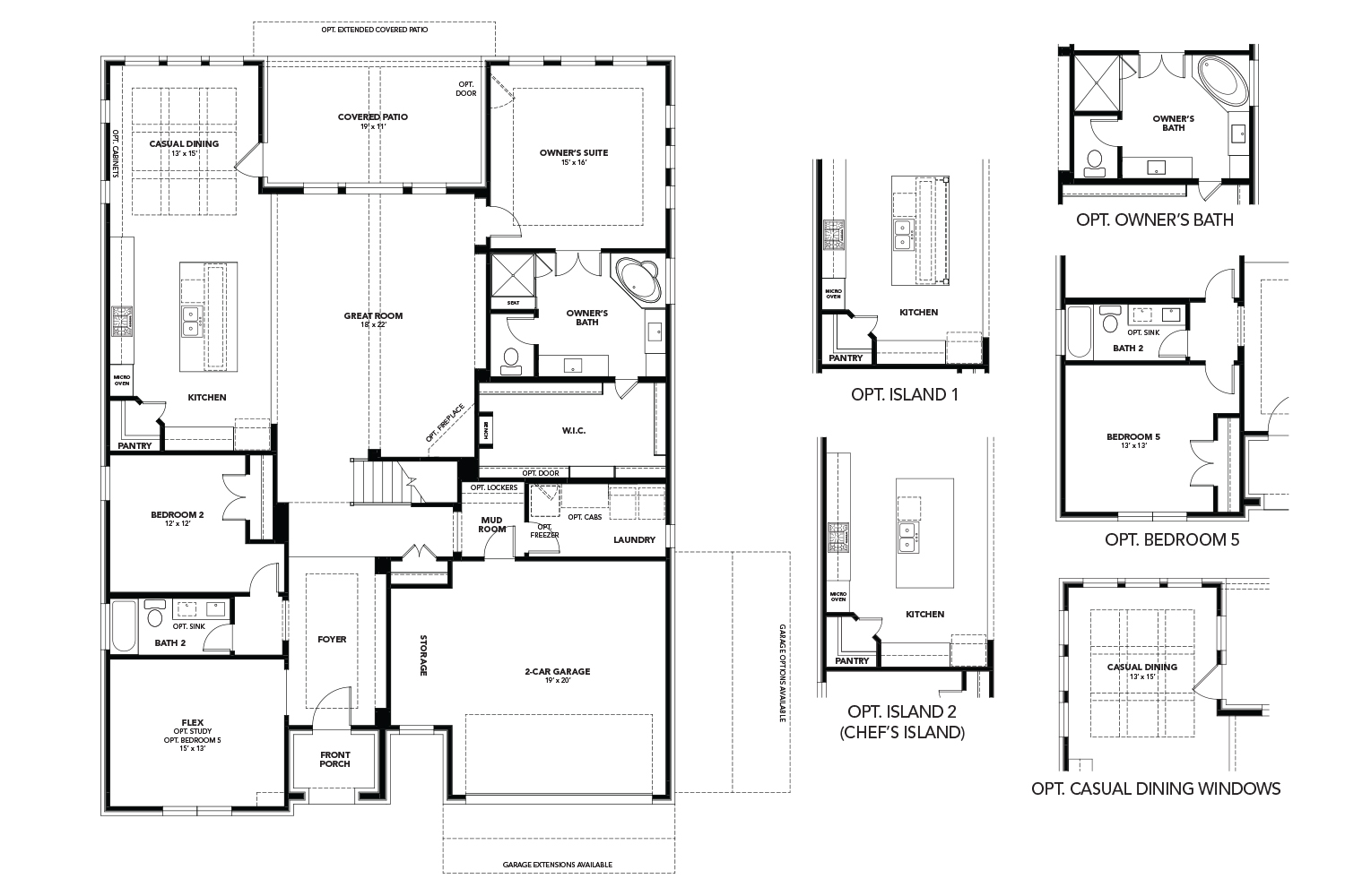 Princeton floor plan drawing