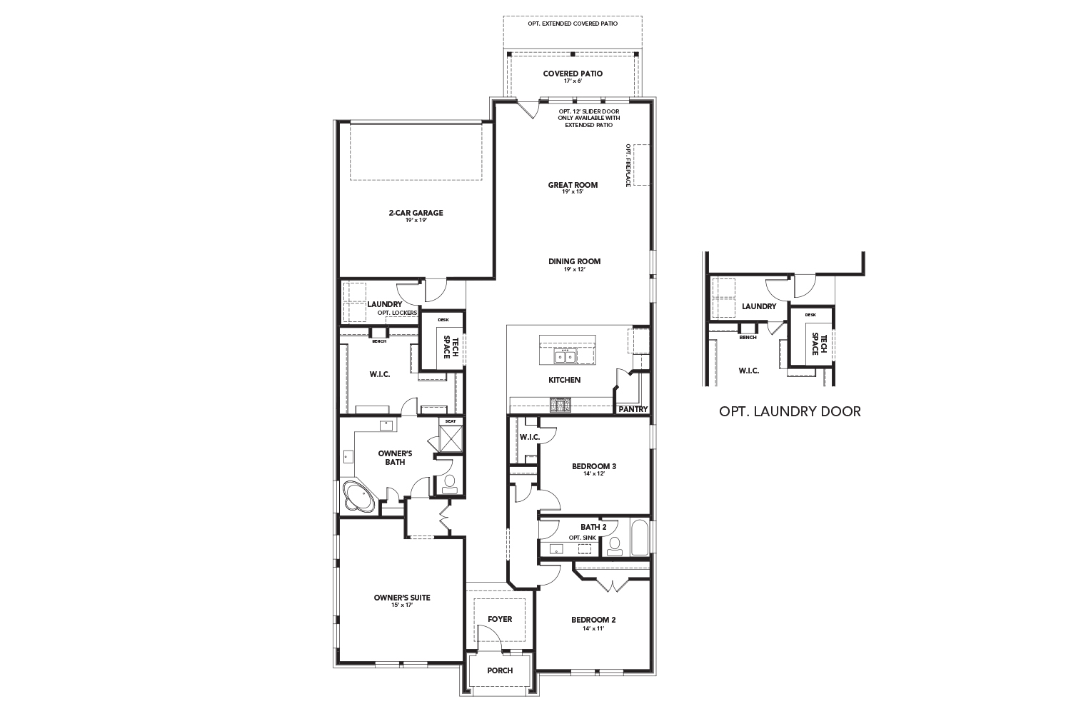 Augusta floor plan drawing