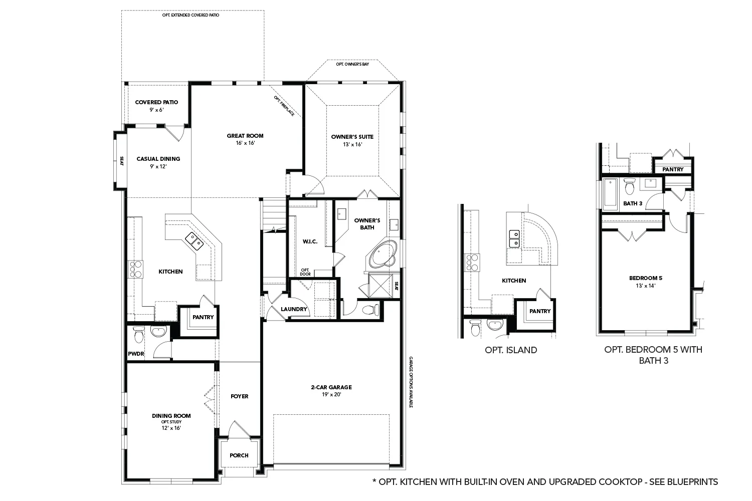 Magnolia floor plan drawing