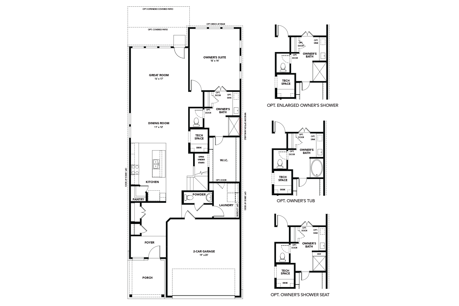 Benchmark floor plan drawing