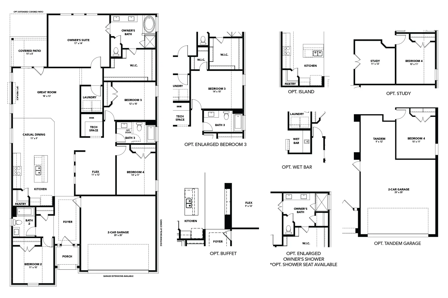 Oleander floor plan drawing