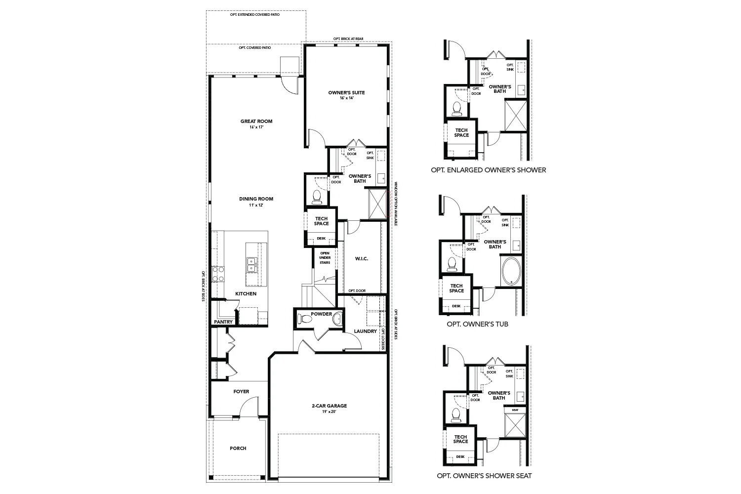 Benchmark floor plan drawing