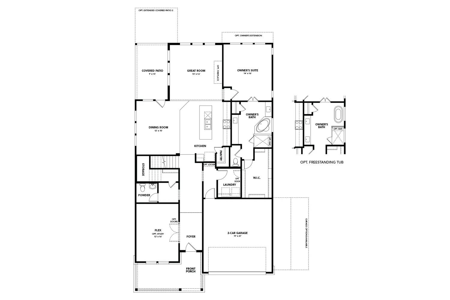 Elm floor plan drawing