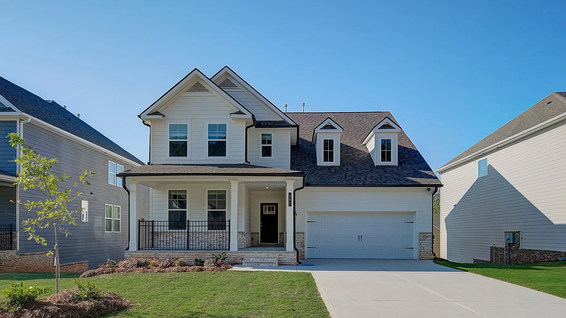 This home — photograph published by the builder